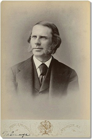 Frank's c.1873 portrait of Reverend Dr. Thomas De Witt Talmage